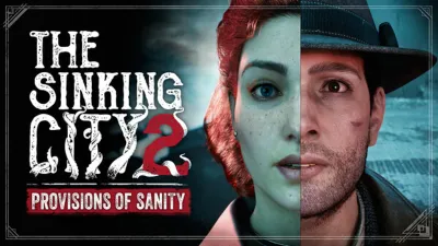 Official The Sinking City 2 cover art for Provisions of Sanity with two faces